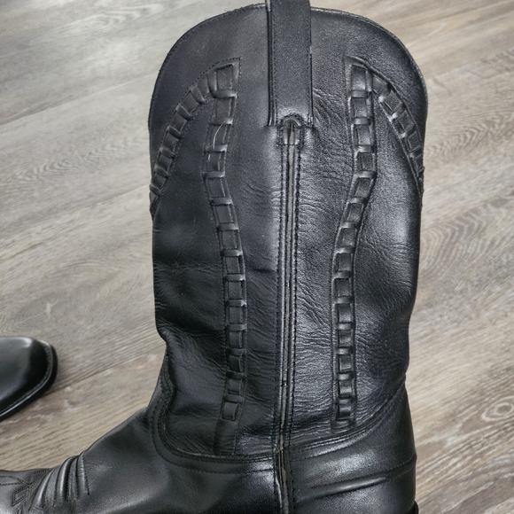 Black leather Durango Riding boots - Picture 2 of 7